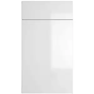 Personalizzare l'alta qualità MDF bianco lacca lucida porta dell'armadio da <span class=keywords><strong>cucina</strong></span> con stile piatto - Product Image 1