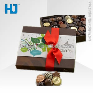 Boîte cadeau avec couvercle et base pour chocolats, truffes gastronomiques, cadeau de fête en magasin de détail - Product Image 4