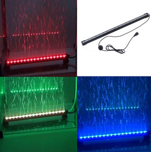 Lumière LED d'aquarium à bulles d'air colorées RGB à distance, <span class=keywords><strong>lampe</strong></span> pour aquarium de poissons, <span class=keywords><strong>corail</strong></span> - Product Image 6