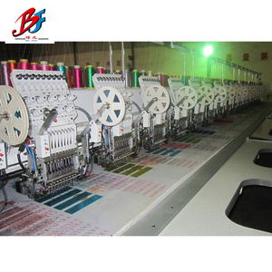 Bofan 9 Needles 18 Đầu Tốc Độ Cao Gấp Đôi Sequins Thêu Máy - Product Image 1