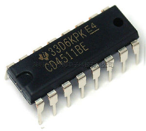 50. <span class=keywords><strong>CD4511</strong></span> CD4511BE 4511 BCD ถึง7ส่วนสลักถอดรหัส IC - Product Image 1