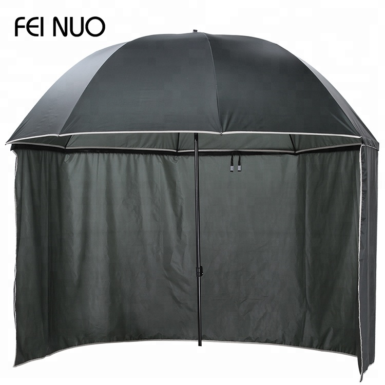 Рекламный летний современный персонализированный большой пляжный зонт с занавеской с индивидуальным логотипом