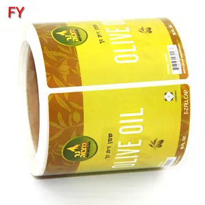 Sticker Beer For Plastic Logo Oil Cosmetic Water Seal Glass Printing Light Stickers Size Paper Beverage Bottle Label