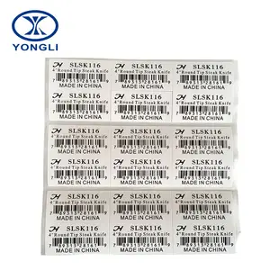 Printing Clear Custom Self Adhesive Barcode Label Sticker Roll / For Barcode Printer Machine