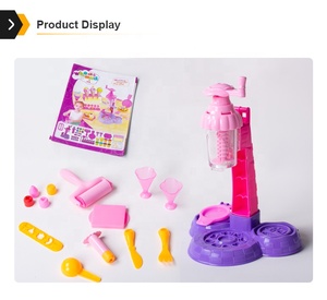 Machine à crème glacée magique pour enfants, pâte à <span class=keywords><strong>modeler</strong></span>, argile à séchage à l'air, pâte à <span class=keywords><strong>modeler</strong></span> douce, ensemble de jouets en argile - Product Image 2