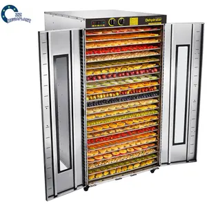 El horno de secado de cáñamo más barato/24 bandejas máquina de secado de Frutas/deshidratador de alimentos de acero inoxidable