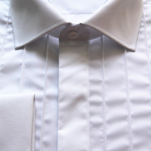 <span class=keywords><strong>Camicie</strong></span> da uomo in cotone 100% <span class=keywords><strong>camicie</strong></span> da smoking di puro bianco - Product Image 5