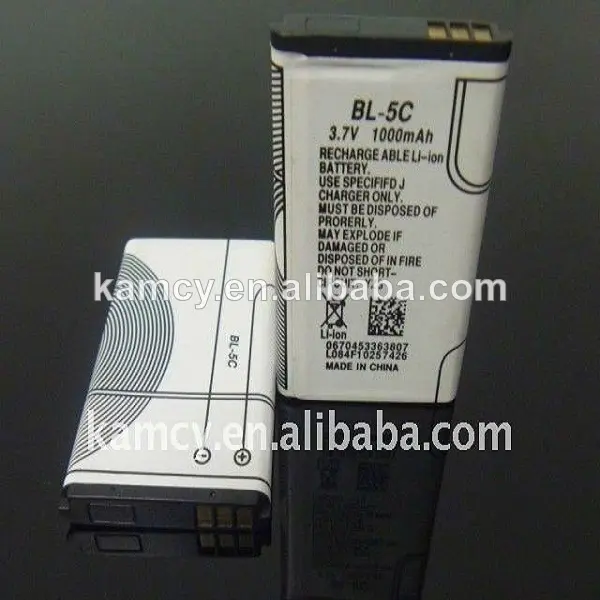 3.7v литиевая батарея bl-5c для nokia телефон