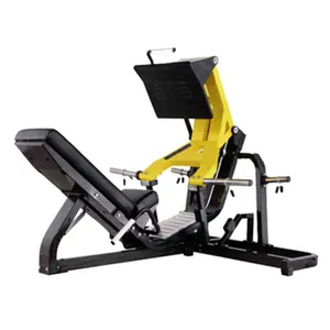 Leekon Haute Qualité Plaque Chargée Jambe Presse Hack Squat Machine Fitness Équipement De Gymnastique Intérieur Machine D'exercice