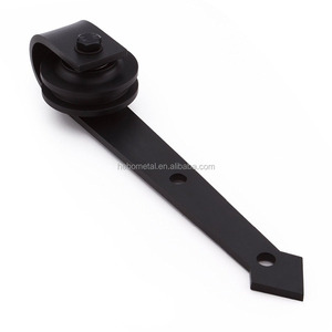 Coeur Rétro Rouleau Cintres <span class=keywords><strong>de</strong></span> Glissement Simple Bois Grange Quincaillerie <span class=keywords><strong>De</strong></span> Porte <span class=keywords><strong>Placard</strong></span> <span class=keywords><strong>Kit</strong></span> - Product Image 4