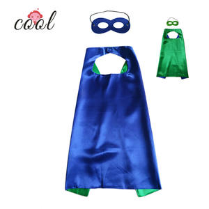 Disfraces de Halloween, Capa de Cosplay para Niños, Conjunto de Capa <span class=keywords><strong>y</strong></span> Máscara de Dos Capas, Color Personalizado, Logotipo Personalizado, Capas de Superhéroes al por Mayor - Product Image 5