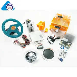 Top Quality 31 in 1 racing car machine with wheel Full kit for diy children arcade games