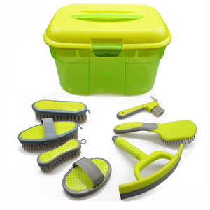 Groothandel Custom Nieuwe Ontwerp Paard Grooming Tool Kit Paard Borstel Kam <span class=keywords><strong>Set</strong></span> - Product Image 2