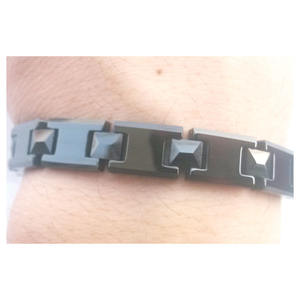 Heavy Tungsten Bracelet,<strong>Whatch</strong> Beads Arthritis bracelets for men 2026 Black Tungsten Carbide Bracelet - Product Image 1