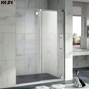 Phòng Tắm Mới Đến Loại Phẳng Kính Cường Lực Cửa Trượt Vòi Hoa Sen Màn Hình Tủ Với Cửa Gấp - Product Image 5