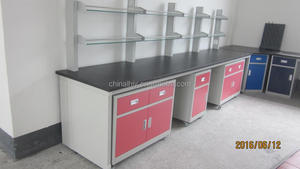 Okul için kullanılan mobilya çelik tıbbi diş laboratuvarı saklama çalışma tezgahı satış - Product Image 2
