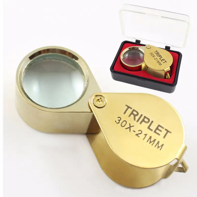 diamond loupe triplet 10x jeweler magnifier