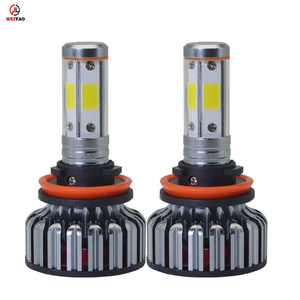 Weiyao 4000lm Cada bombilla led faro nuevo diseño V18s <span class=keywords><strong>4</strong></span> lados chip cob faro venta al <span class=keywords><strong>por</strong></span> mayor - Product Image 6