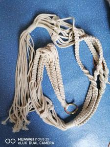 Suspension murale en macramé pour plantes, <span class=keywords><strong>support</strong></span> de plantes, pour Vase, panier à fleurs, fait à la main, différents modèles, 4 paquets - Product Image 6