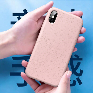 Biodegradabile Paglia di Grano In Polvere Materiale Morbido TPU Cassa Del Telefono Per il <span class=keywords><strong>iPhone</strong></span> <span class=keywords><strong>XR</strong></span> Della Copertura Posteriore - Product Image 4