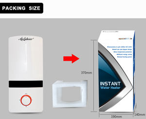 Chauffe-<span class=keywords><strong>eau</strong></span> électrique instantané, pour la douche, sans réservoir, commande à boutons, chauffage rapide de l'<span class=keywords><strong>eau</strong></span> salée, douche chaude - Product Image 5