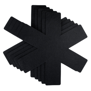 Color Negro tela no tejida perforada aguja pan protectores - Product Image 1
