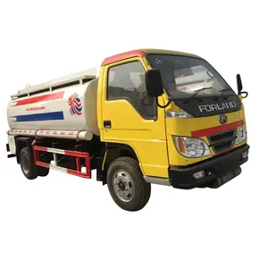 3cbm dầu nhiên liệu tanker truck 5000 lít nhiên liệu tanker truck sử dụng dầu tàu chở dầu xe tải cho bán