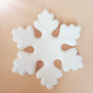 christmas large foam snowflake for snow finished