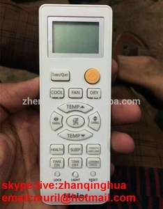 Zhengfei alta calidad blanca 16 19 teclas A / C CONTROL remoto para <span class=keywords><strong>Haier</strong></span> <span class=keywords><strong>aire</strong></span> <span class=keywords><strong>acondicionado</strong></span> CONTROL remoto batería 2 * AAA - Product Image 1