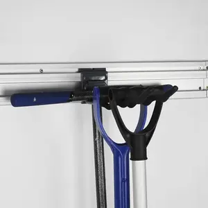 300mm 12inch slot muur garage opslag haak dubbele arm flip up tools hangers