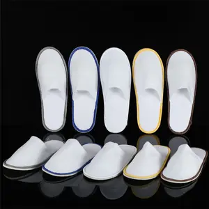 Washable Slippers Indoor Home Hospitality Beauty Salon Hotel Plush Disposable Slippers