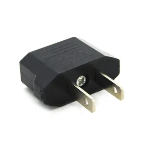 Round Europe to USA Plug Adapter