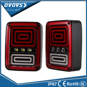 OVOVS best seller EE. UU./UE flash rojo trasero luces de giro 12 <span class=keywords><strong>v</strong></span> llevó la luz de la cola para <span class=keywords><strong>J</strong></span>-eep W-rangler - Product Image 2