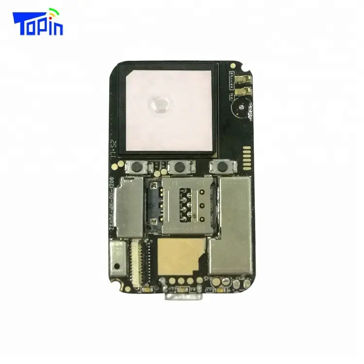 GPS GSM GPRS Wifi MT6580 Modul PCB ZX808 3G Pelacak GPS untuk 2G + 3G + WiFi + Video Android Sistem Cerdas 45*28*4.8Mm