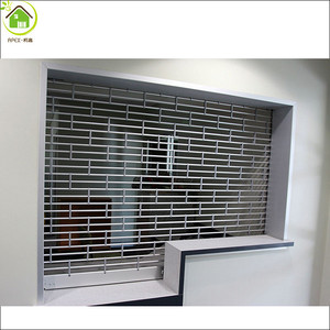 Calandre roulante en aluminium et acier, 1 pièce, <span class=keywords><strong>grille</strong></span> <span class=keywords><strong>de</strong></span> <span class=keywords><strong>sécurité</strong></span> avant <span class=keywords><strong>pour</strong></span> <span class=keywords><strong>magasin</strong></span>/<span class=keywords><strong>magasin</strong></span> - Product Image 2