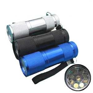 Factory Wholesale Promotional Cheap 9 Led Torch Aluminum Led Flashlight