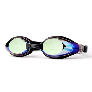 Gafas de natación graduadas con espejo para miopía, gafas de buceo para nadar, venta al por mayor - Product Image 1