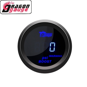 DRAGON GAUGE 12V 52毫米数字升压计，带数字管LED -30〜30升压psi Turbo- Gauge自动仪表DO6111