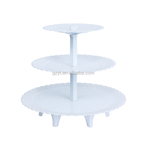 hot-selling 3 layer Plastic Customized Cake display Cake decoration stand Cake Stands