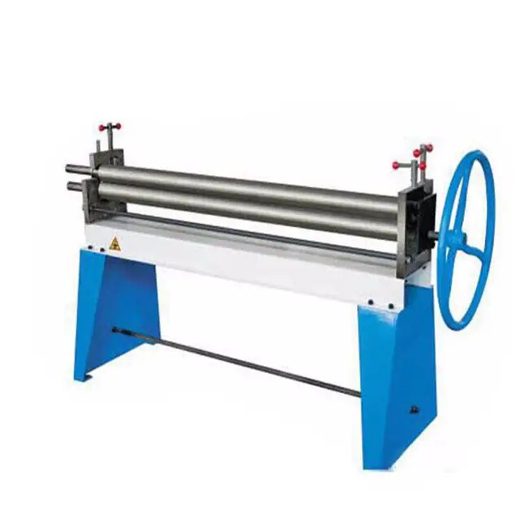 W11 manual three roller hydraulic plate roll bending machine