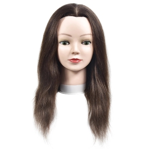 Testa di Manichino Dream.Ice per Donna con Capelli Umani Indiani Non-Remy da 16 Pollici, Lisci e Setosi, per Taglio e Intrecciatura - Product Image 4