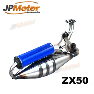 JPMotor Customized Racing Scooter Motorcycle Exhaust Pipe For JOG 50CC ZX 50CC AG 50CC DIO 50CC Exhaust Muffler