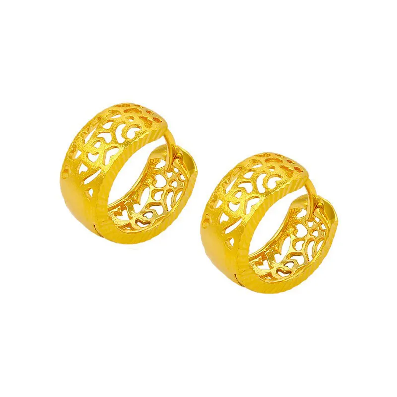 Xuping dubai gold 24K jewels new style earrings for women