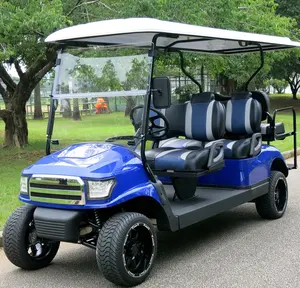 6 hành khách được sử dụng điện golf cart mát golf giỏ hàng