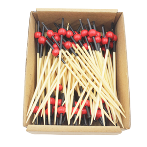 Thân Thiện Với Môi Dùng Một Lần Tre Trái Cây Bead Xiên Cho Trang Trí Xiên Đảng Cocktail <span class=keywords><strong>BBQ</strong></span> Công Cụ - Product Image 1