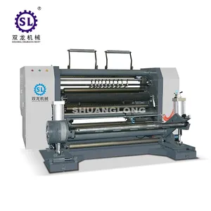 used high speed plastic stretch film slitting rewinder machine