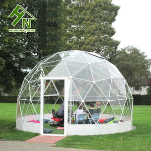 Dôme géodésique transparent en PVC, tente <span class=keywords><strong>bulle</strong></span> en plastique pour jardin - Product Image 2