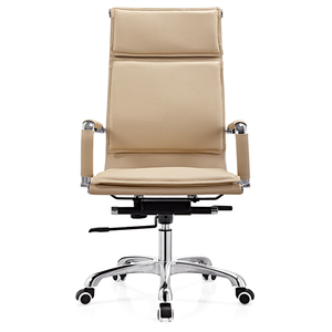 <strong>Tan</strong> <strong>Leather</strong> Office Slide Swivel <strong>Chair</strong> Mechanism Big boss Unique boss Swivel Moving Office <strong>Chair</strong> - Product Image 2