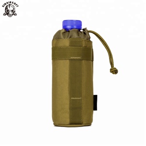 MOLLE tactical militar botella <span class=keywords><strong>del</strong></span> ejército escalada titular d-ring cordón bolsa senderismo viajes durable bolsa de agua bolsa - Product Image 2