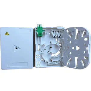 2 Core ATB Fiber Optic Access Terminal Box With LC APC Duplex Adapter And LC APC 1m Pigtail